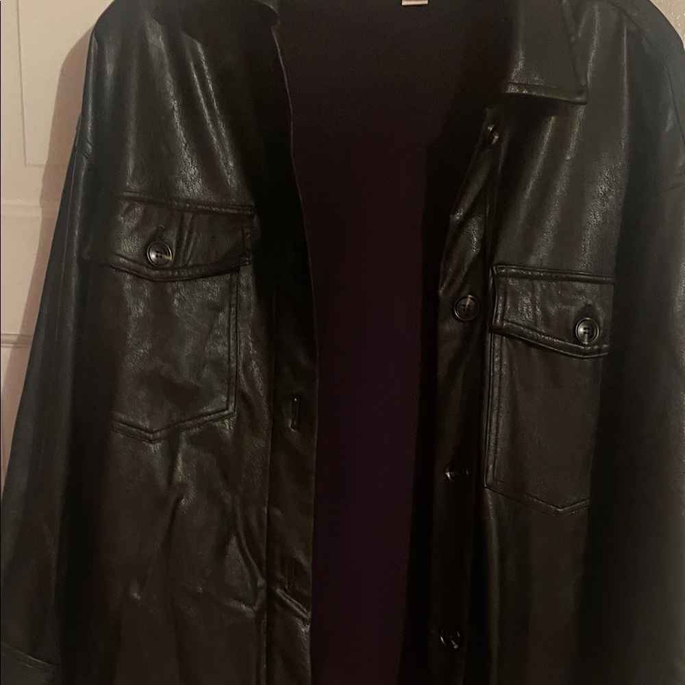 Vintage Havana Black Shirt Jacket